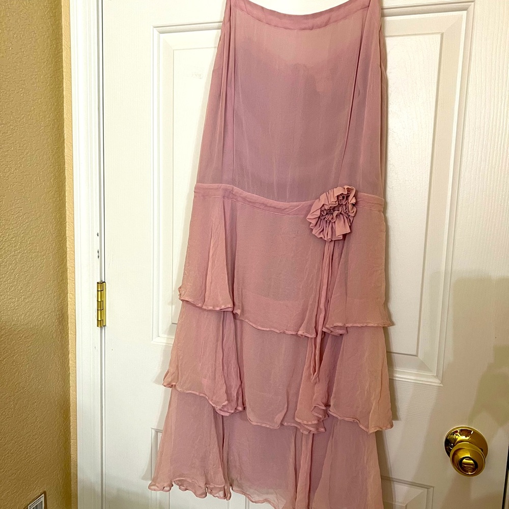 Spaghetti strap party dress by“Corsage”